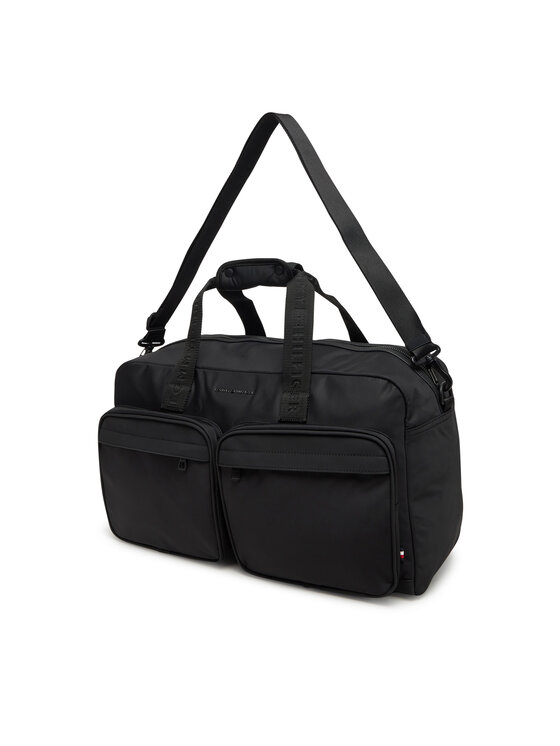 Tommy Hilfiger Tommy Hilfiger Σάκος Th Repreve Duffle AM0AM13362 Μαύρο