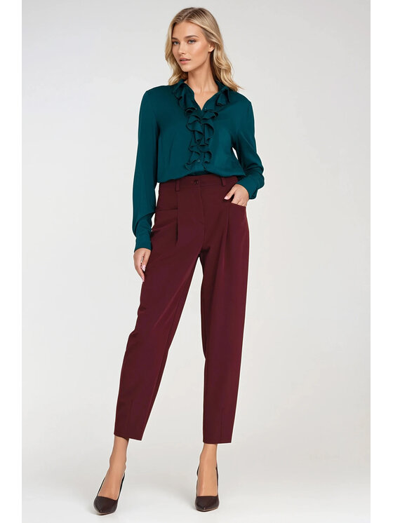 NIFE NIFE Halenka B202 Zelená Classic Fit