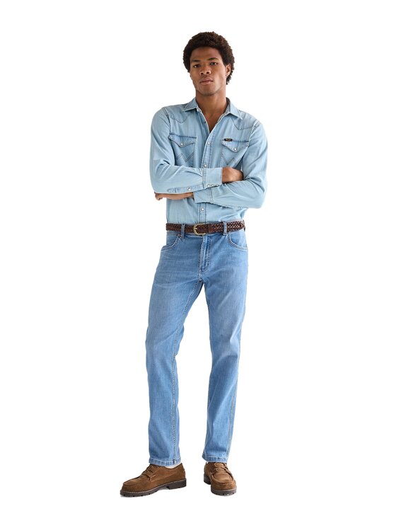 Wrangler Wrangler Jeansy 112377761 Niebieski Regular Fit