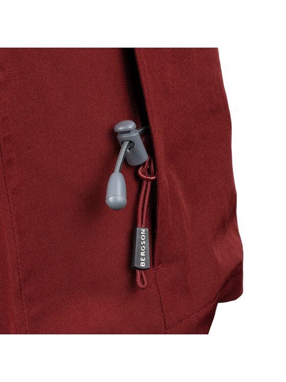 Bergson Bergson Kurtka outdoor STORMVAULT STX Bordowy Regular Fit