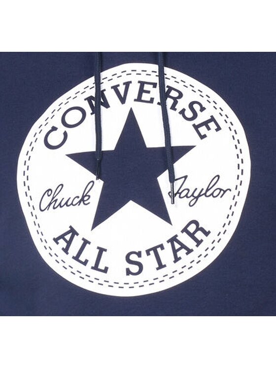 Converse Converse Bluza Chuck Taylor Granatowy Regular Fit
