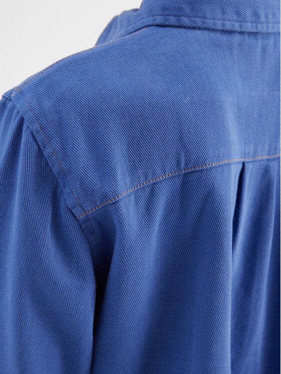 Noisy May Noisy May Jeanshemd Maddy 27023614 Blau Cropped Fit