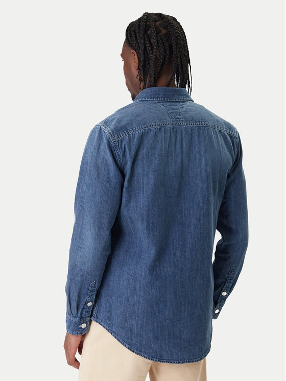 Tommy Jeans Tommy Jeans Πουκάμισο DM0DM22303 Μπλε Regular Fit
