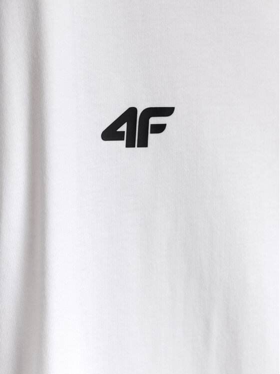 4F 4F T-Shirt B2B Biały Regular Fit