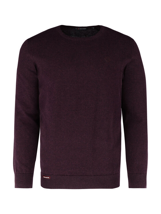 Volcano Volcano Sweter S-RADO Biały Regular Fit