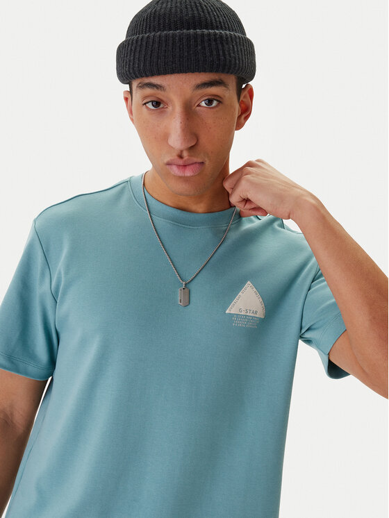 G-Star Raw G-Star Raw T-Shirt D28593-C812 Niebieski Regular Fit