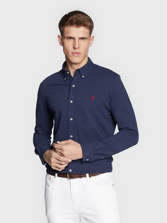 Polo Ralph Lauren Polo Ralph Lauren Сорочка 710654408081 Cиній Regular Fit