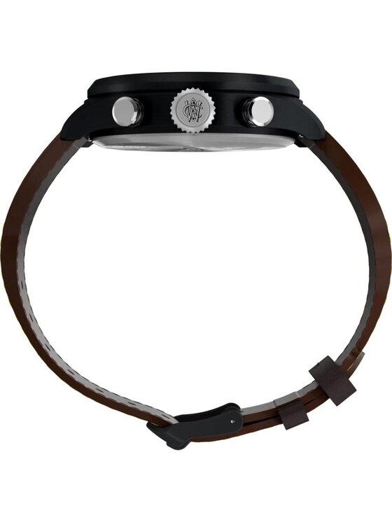 Timex Timex Zegarek TW2Y70100 Brązowy