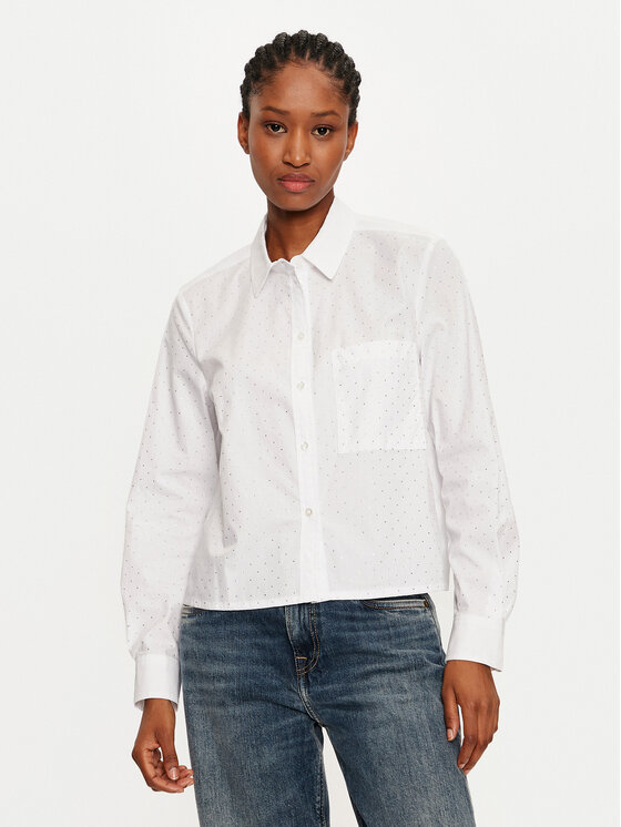OUI OUI Košulja 89529 1340707 Bijela Regular Fit