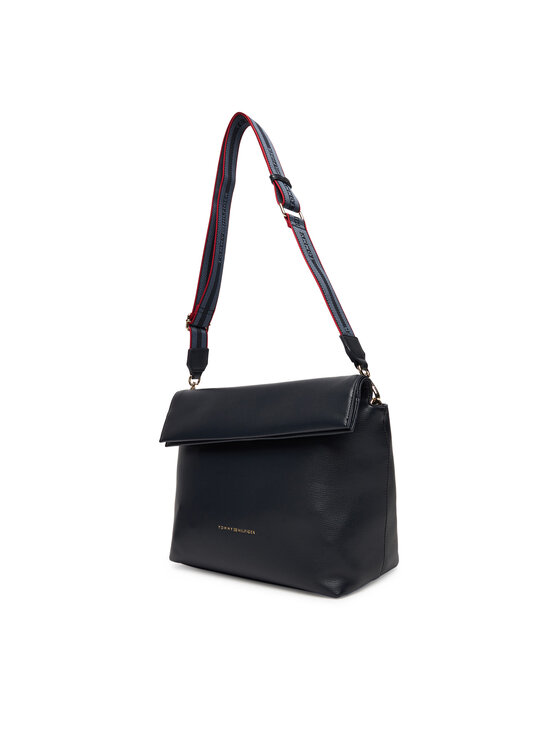 Tommy Hilfiger Tommy Hilfiger Táska Th Logotape Med Crossover AW0AW17692 Sötétkék