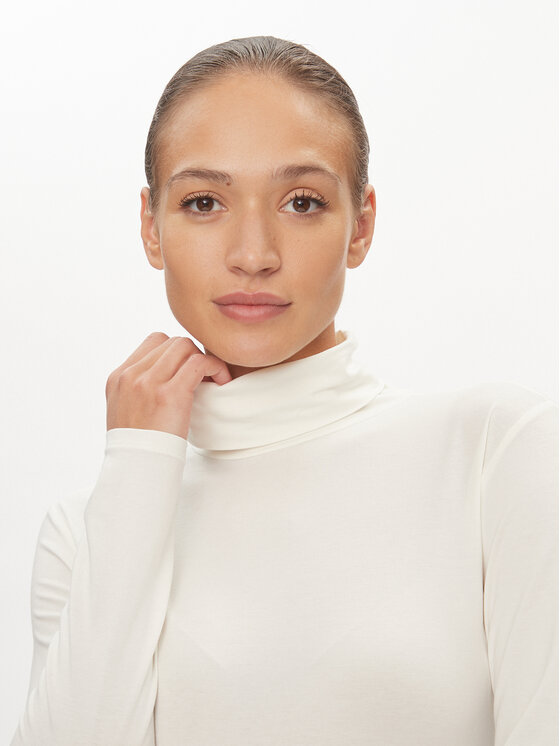 Marc O'Polo Marc O'Polo Rollkragenpullover M09 3087 52241 Weiß Regular Fit