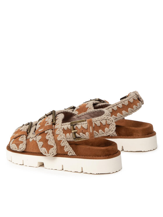 Mou Mou Sandali New Bio SW461003A Rjava
