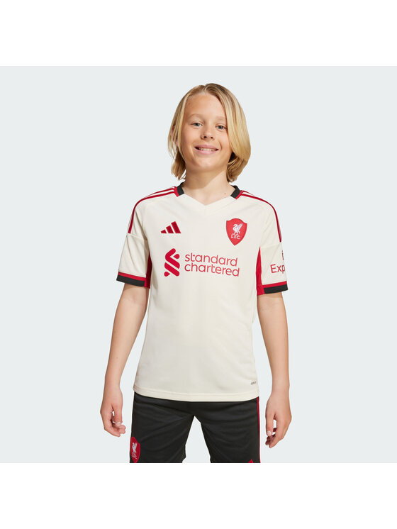 adidas adidas Koszulka techniczna Liverpool FC 25/26 Away Jersey Biały Regular Fit