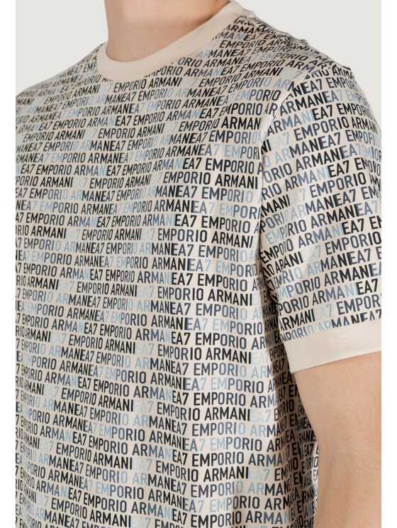 EA7 Emporio Armani EA7 Emporio Armani T-shirt 7M000208 AF12874 Beige Casual Fit
