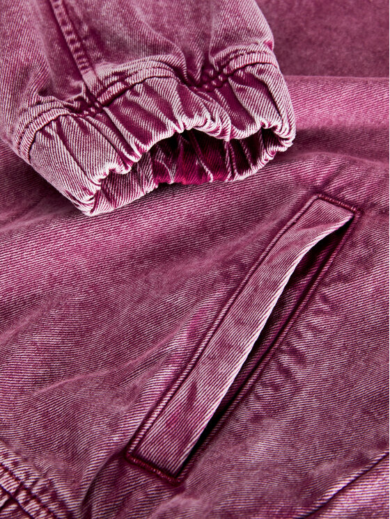 Y1162 gfc GNR9-200 Washed Purple アウトレット Levi's kurtka jeansowa damska kolor fioletowy przejściowa