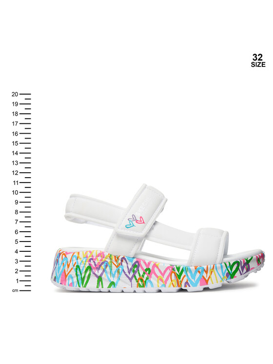 Skechers Skechers Сандали Uno Lite Sandal - Sunny Love 314094L/WMN Бял