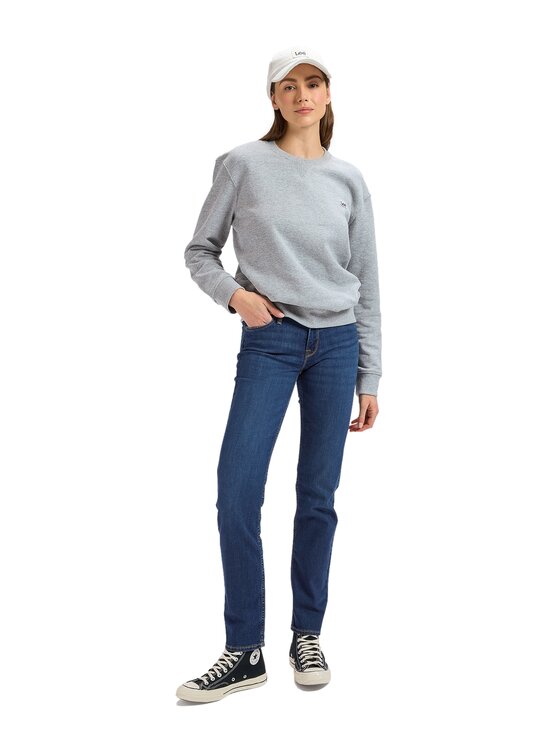 Lee Lee Jeansy 112376636 Granatowy Regular Fit