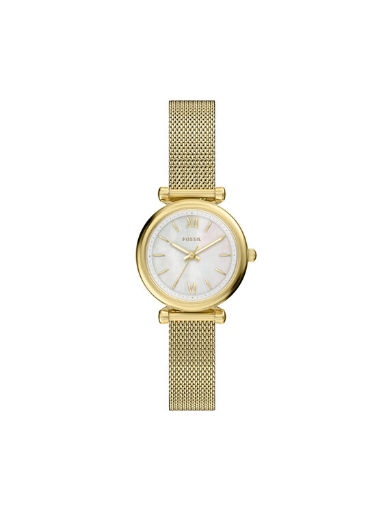 Fossil Hodinky Carlie ES5462 Zlatá