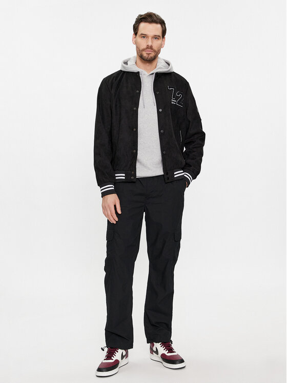 Brave Soul Brave Soul Hlače MTR-BRETBLACK Crna Regular Fit