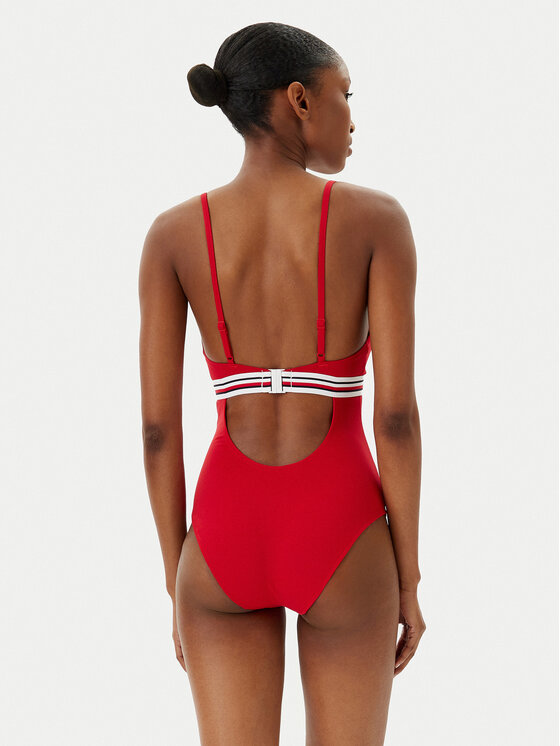 Tommy Hilfiger Tommy Hilfiger Kupaći kostim UW0UW05847 Crvena