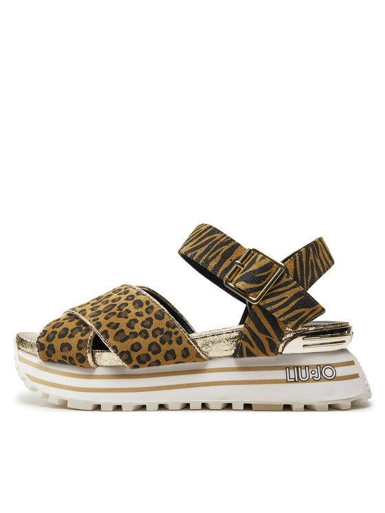 Liu Jo Liu Jo Sandały Maxi Wonder Sandal 11 BA4105 PX195 Brązowy