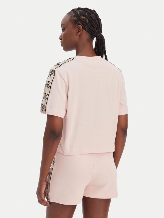 Guess Guess Majica V3RI08 I3Z14 Roza Relaxed Fit