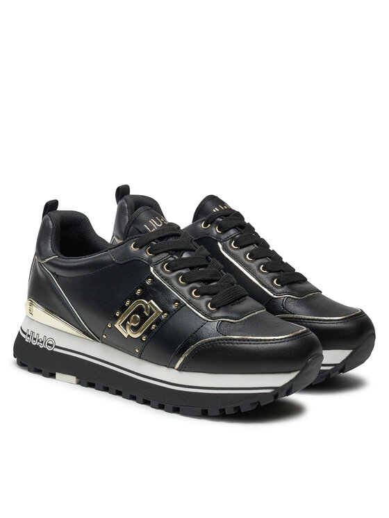 Liu Jo Liu Jo Sneakersy Maxi Wonder 71 BF4003 P0102 Černá