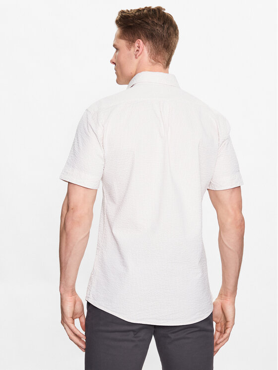 Lindbergh Lindbergh Marškiniai 30-203431 Smėlio Slim Fit
