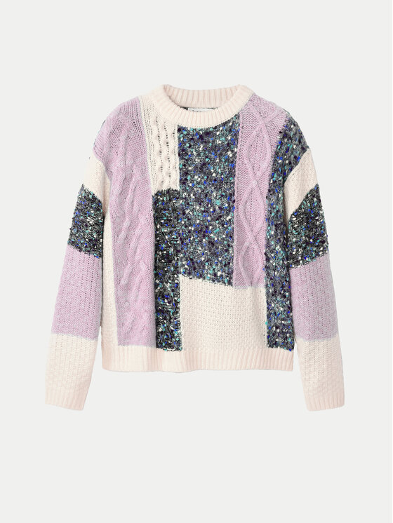 Desigual Desigual Sweater Edmonton 24WWJF19 Színes Regular Fit