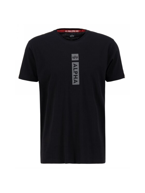 Alpha Industries Alpha Industries T-Shirt AI.146509-03 Czarny Regular Fit