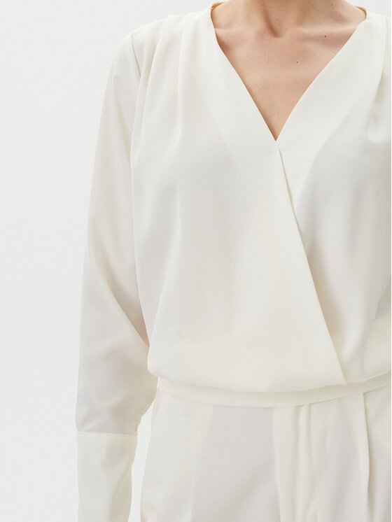 Rinascimento Rinascimento Blūze CFC0122613003 Écru Regular Fit