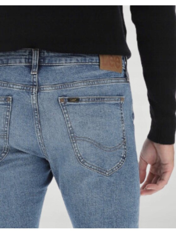 Lee Lee Jeansy Malone Niebieski Skinny Fit