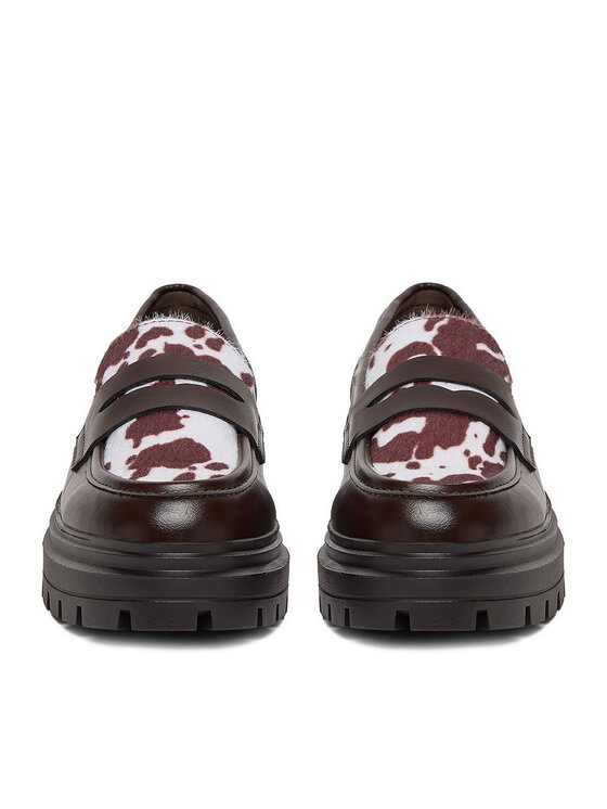 JENNY JENNY Loafersy CEO-HY25720-2 Hnědá