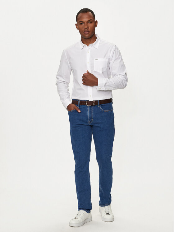 Guess Jeans Guess Jeans Jeans hlače M4YA1C D5DM2 Mornarsko modra Slim Fit