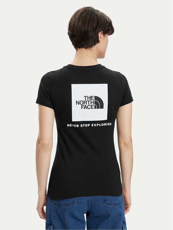The North Face The North Face T-Shirt Redbox NF0A87NM Czarny Regular Fit