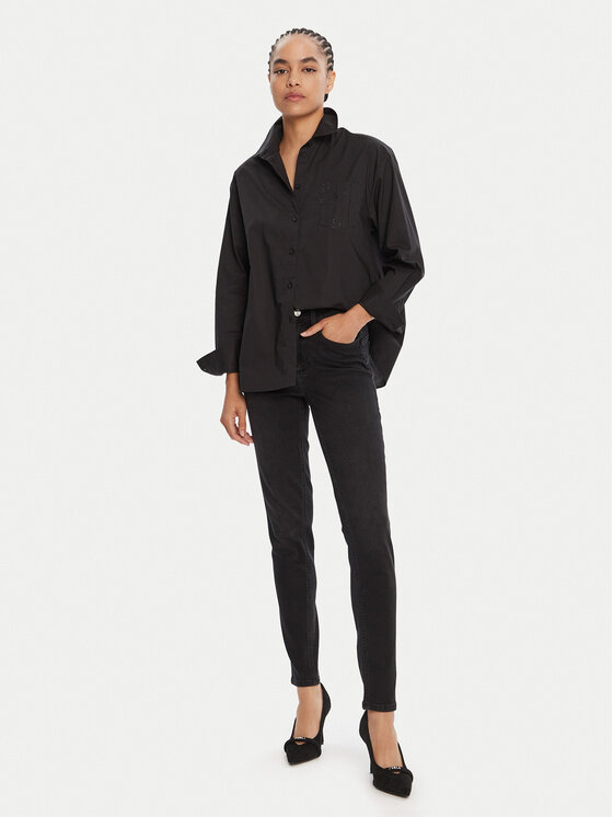 Liu Jo Liu Jo Traperice UF5013 D4615 Crna Skinny Fit