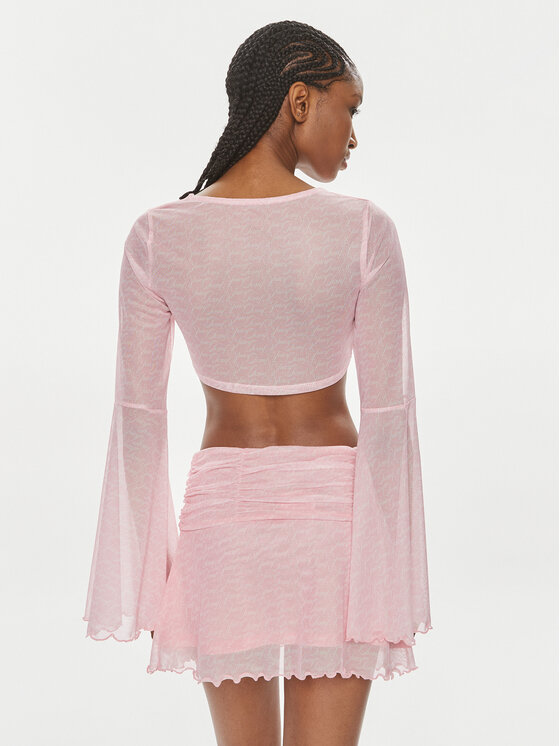 Juicy Couture Juicy Couture Bluză JCWCT23326 Roz Slim Fit