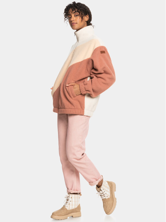 Roxy Roxy Felpa di pile Star Gazing Plfl ERJPF03149 Beige Regular Fit