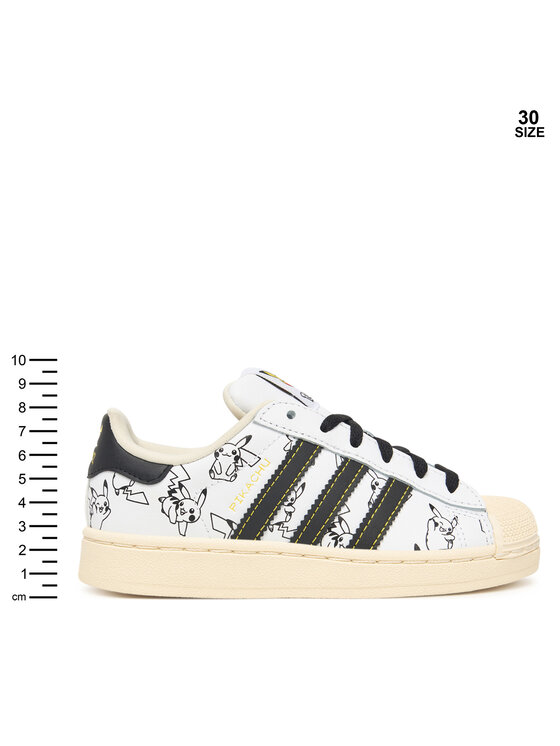 adidas adidas Sneakersy Pokemon Superstar II KJ5612 Biela
