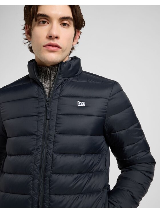 Lee Lee Giubbotto piumino STAND COLLAR PUFFER Nero Regular Fit