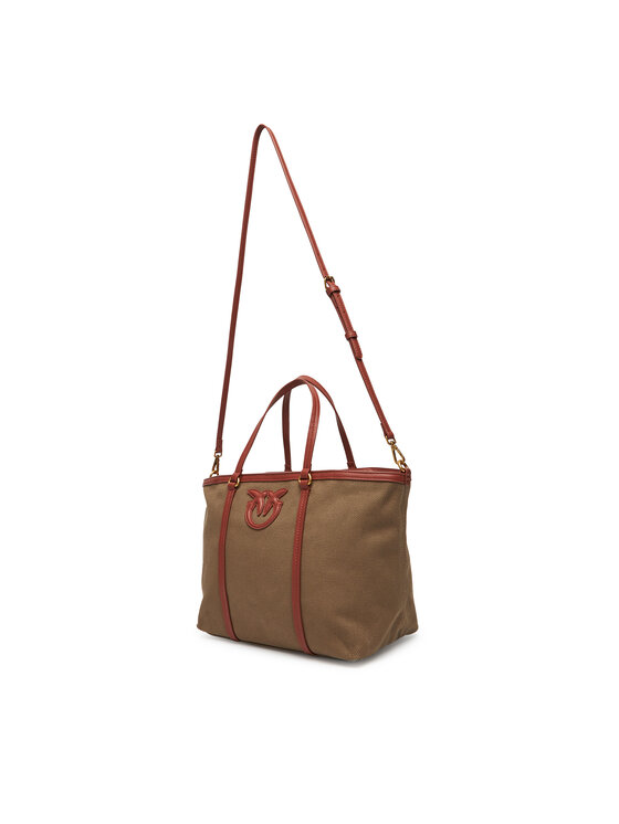 PINKO PINKO Borsetta Miranda Shopper Classic PE 25 PLTT 104714 A2G2 Cachi
