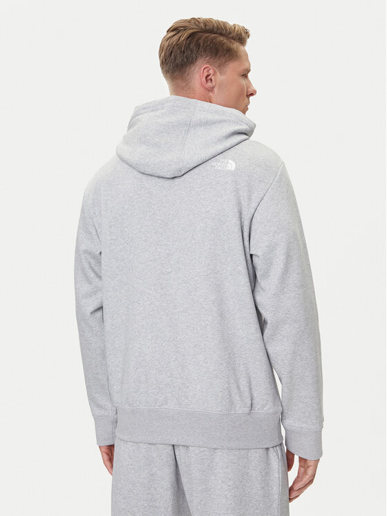 The North Face The North Face Bluză Essential NF0A89ES Gri Regular Fit