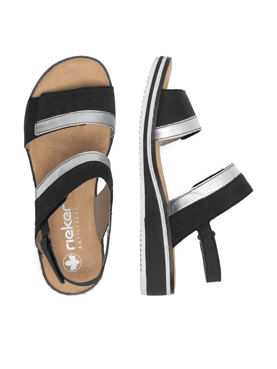 Rieker Rieker Sandalen V36B9-14 Schwarz