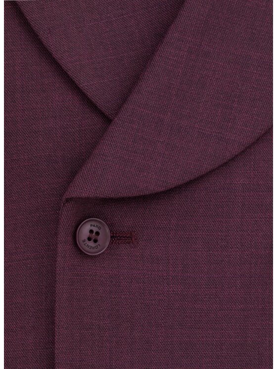 Pako Lorente Pako Lorente Kamizelka P24WF-8X-002 Bordowy Slim Fit