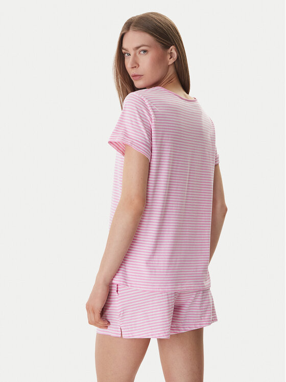 LAUREN RALPH LAUREN LAUREN RALPH LAUREN Piżama ILN12503 Różowy Regular Fit