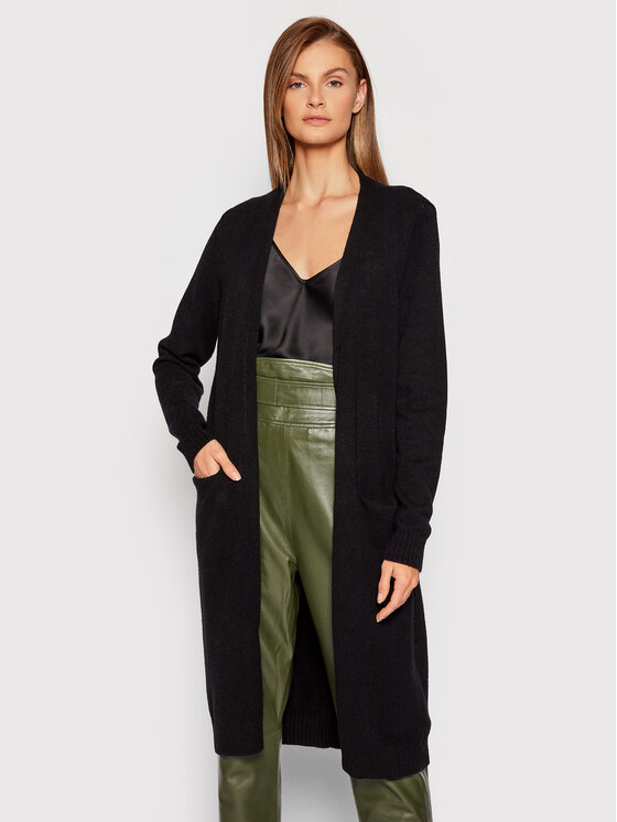 Vila Vila Kardiganas Ril 14042770 Juoda Regular Fit