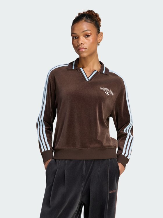 adidas adidas Bluza 170120 Brązowy Loose Fit