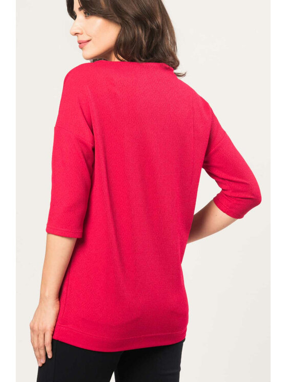 QUIOSQUE QUIOSQUE Blúzka QUIOSQUE 1KN002504 Bordová Regular Fit