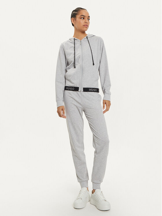 HUGO Hugo Долнище анцуг Sporty Logo 50520499 Сив Regular Fit