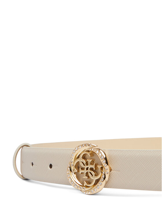 Guess Guess Sieviešu josta BW9343 P6225 Écru